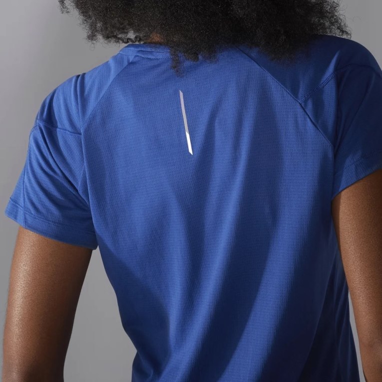 Salomon Cross Run Short Sleeve Women's T-Shirts Blue | CA 36L79